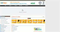 Desktop Screenshot of anfiber.com